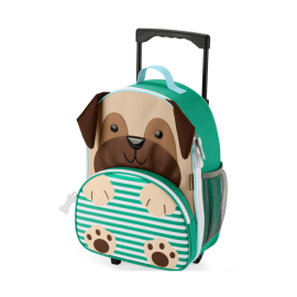 Mochila c/ruedas perrito pug Skip Hop