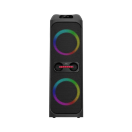 Torre de sonido JVC double party de luces led bluetooth