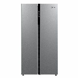Refrigerador Side by Side 527L Midea Inox Hielo seco