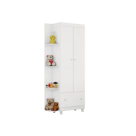 Ropero de 1 puerta Gutti color blanco