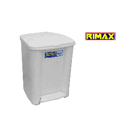 Basurero de 8 Lt - Blanco - Rimax