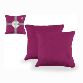 Cojín Set de 2Pzas. 46x46 cm Toskana Fuscia