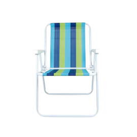 Silla alta plegable Mor blanco/azul/verde - 854-002002