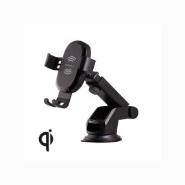Soporte para celular carga rápida - inalámbrico 15W ARG-AC-0161BK
