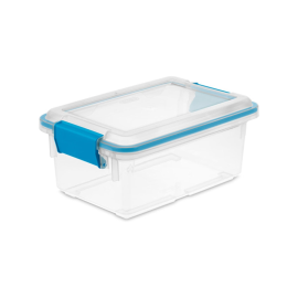 Caja organizadora 7.5QT Transp turquesa  Sterilite 764-19414306