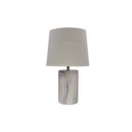 Lámpara de mesa 34.5 cm Blanco/Gris/Crema Decore