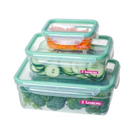 Juego de Envases Herméticos San Remo 3Pzs Sr1741/21C