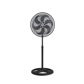 Ventilador de pie Ventisol 80 W negro/gris
