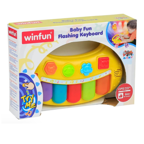 Libro Actividades Didáctico p/Bebé Música Sonidos Luz Winfun