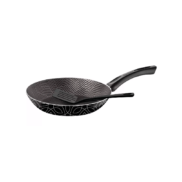 Sartén 26 cm con espátula - starflon París - negro cutelaria - Tramontina