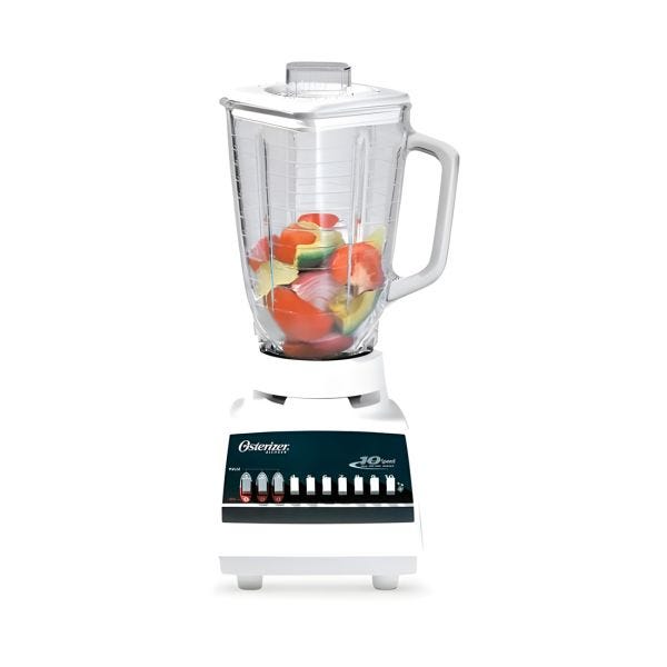 LICUADORA OSTER BLANCA 4172 10 VELOCIDADES JARRA DE VIDRIO 300 W
