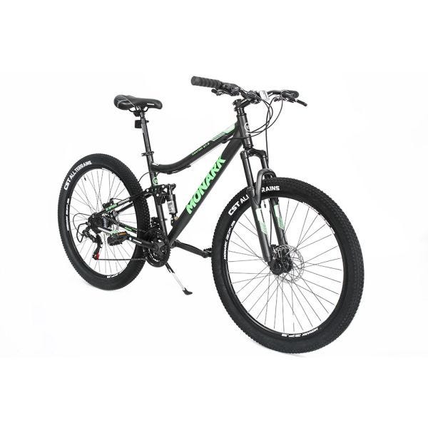 Bicicleta negra hotsell y verde