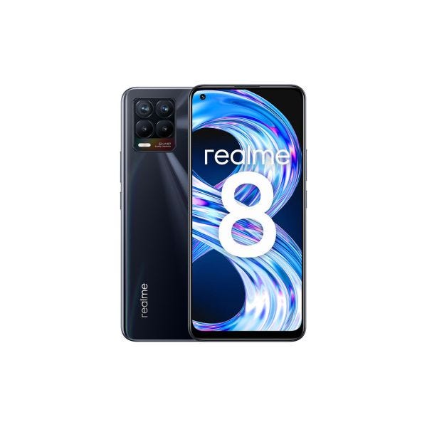 CELULAR REALME 8 4GB RAM/ 128GB ALM/ COLOR NEGRO