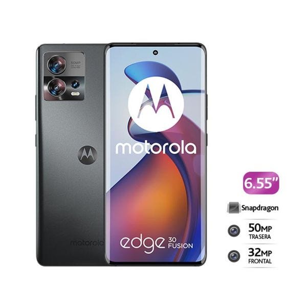 CELULAR MOTOROLA EDGE 30 FUSION 12+256GB COLOR NEGRO