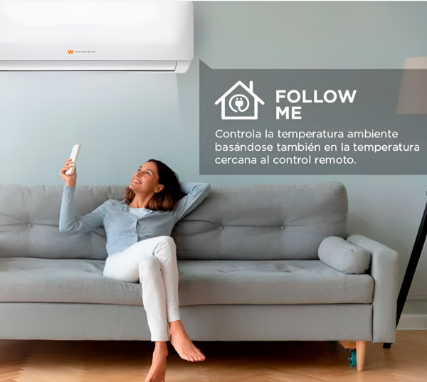 Aire acondicionado 24000 BTU blanco c/wifi WW-G1BFK-24K