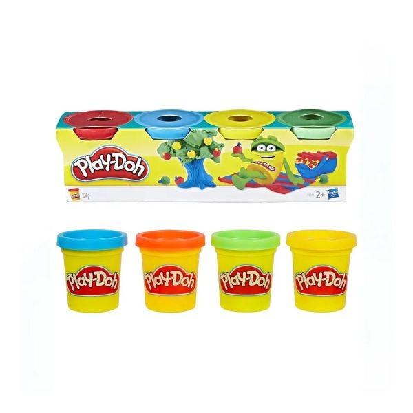 Plastilina play doh 4 piezas outlet