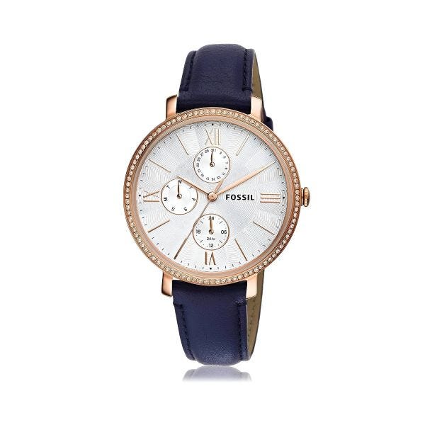 Reloj fossil dama azul marino top