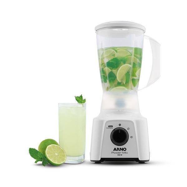 LICUADORA ARNO BLANCA POWER MIX 550W PLASTICO 2LTS 2 VELOCIDADES Tienda Amiga