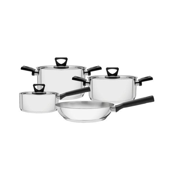 Batería De Cocina Acero Inoxidable Inducción Tramontina