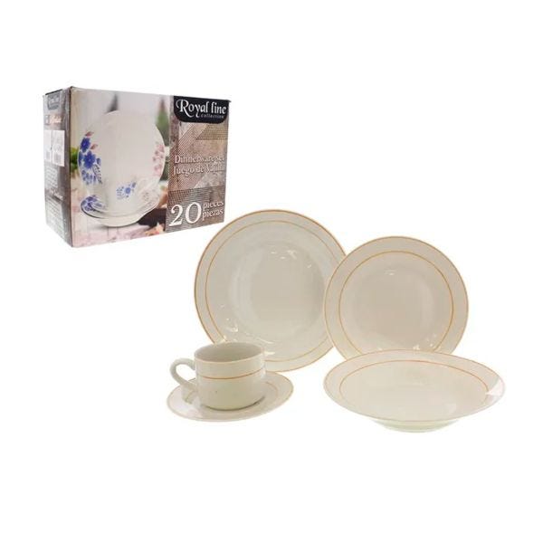 Vajilla de on sale 20 piezas